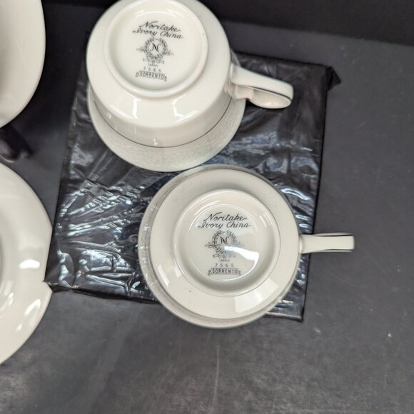 Noritake Ivory China Japan 7565 Sorrento Replacement Pieces Lot of 4 Read - Picture 9 of 10